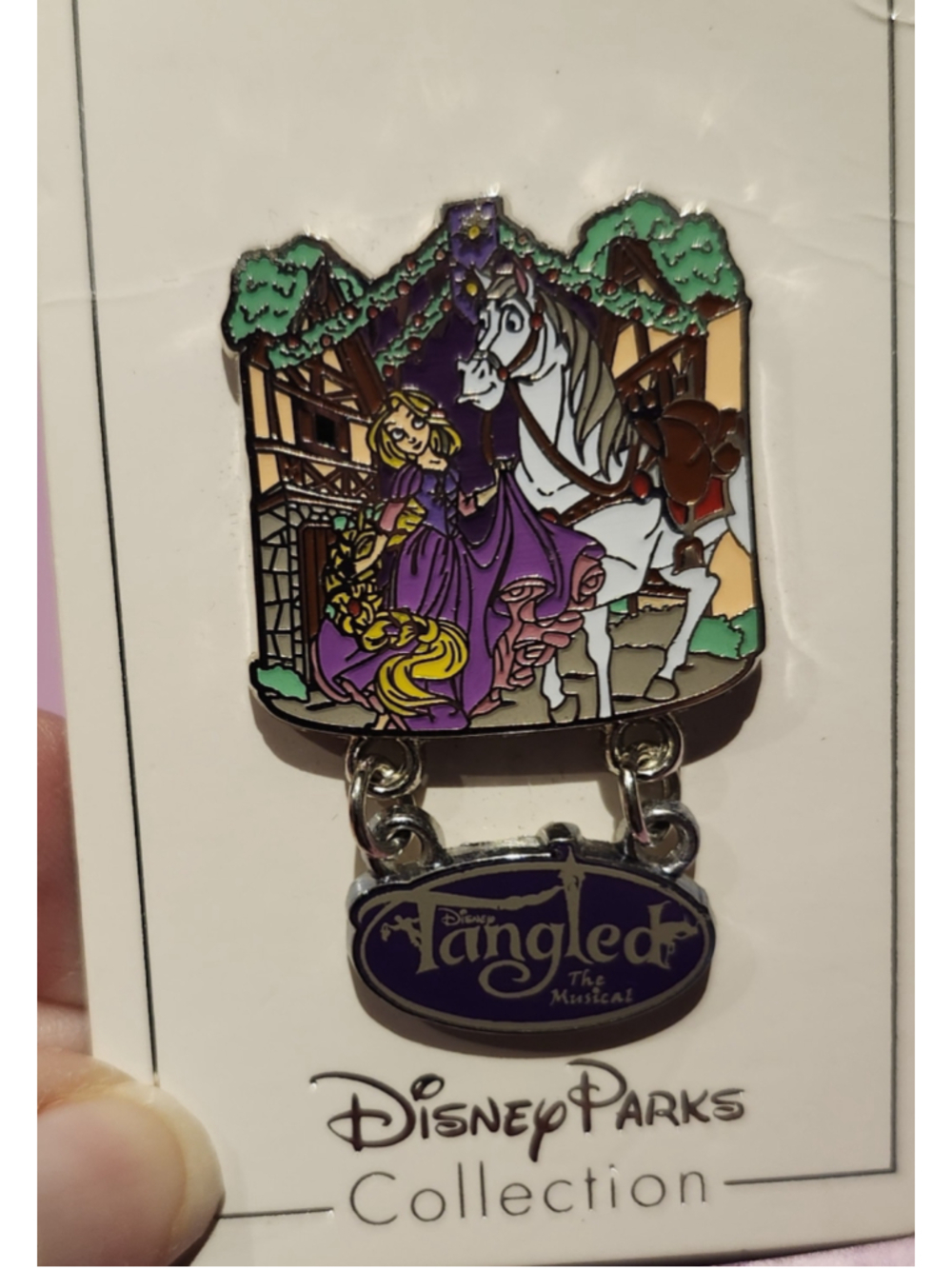 Disney Cruise Lines Tangled The Musical Rapunzel & Maximus Collectors Pin NEW